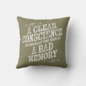 良心澄ん装飾用クッション クッション (裏面)