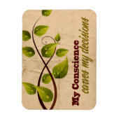 「良心」モチベーション重視フレキシブル マグネット (縦)