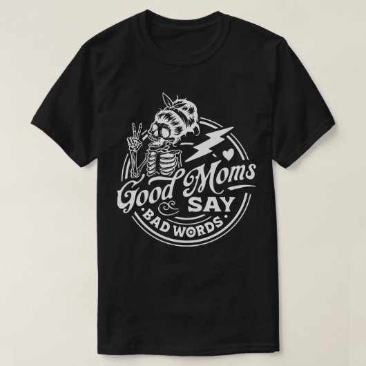 良母は悪言を言う Tシャツ (デザイン正面)