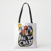 良熱狂するい感じ鮮やか トートバッグ (正面)