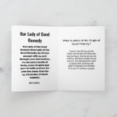 良薬の女性のカード カード (内部)