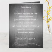 良親愛いサンタ カード (黄色い花)