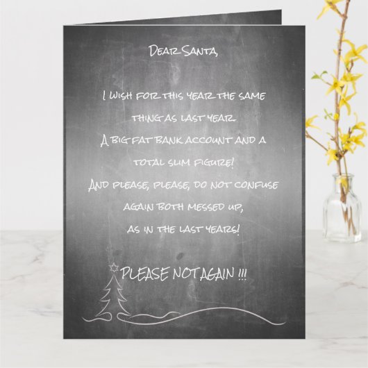 良親愛いサンタ カード (黄色い花)