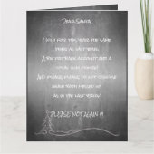 良親愛いサンタ カード (正面)