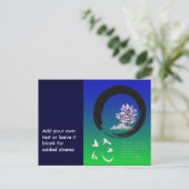 良賢による円相と禅の知恵 ポストカード (スタンド正面)