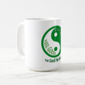 良食べいダイエットと減量 コーヒーマグカップ (正面左)