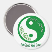 良食べいダイエットやる気を起こさせる健康 マグネット (正面/裏面)