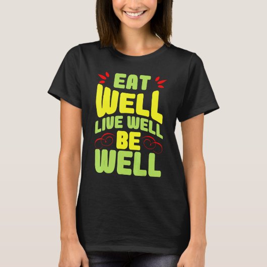 良食べく生きる Tシャツ (正面)