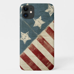色あせたアメリカ国旗 iPhone 11 ケース