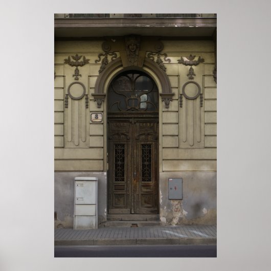 色あせたグランデル：ズノジュモ建物入り ポスター (正面)