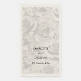 色あせたグレーバラパーソナライズされたウェディングパーティー