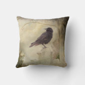 色あせたゴシック様式の雰囲気 クッション (裏面)