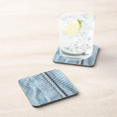 色あせたジーンズのズボンの脚 コースター (右側)