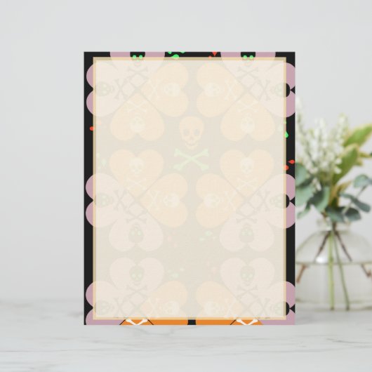 色あせたスカル文房具 (スタンド正面)