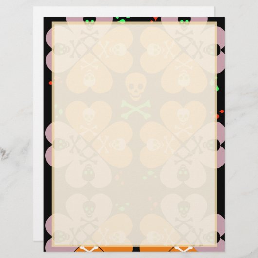 色あせたスカル文房具 (正面/裏面)