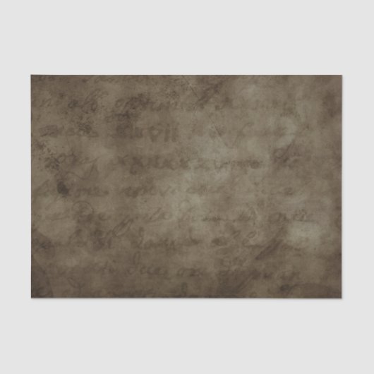 色あせたセピア・パーチメント紙原稿ジャーナル 薄葉紙 (正面)