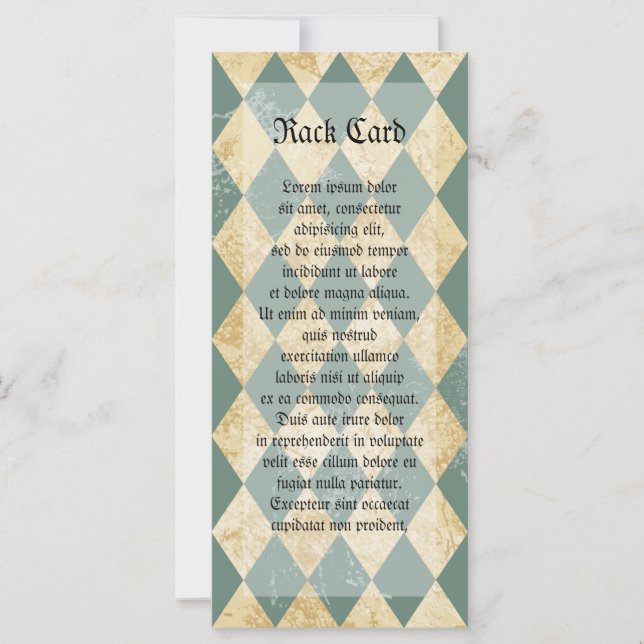 色あせたダイヤモンドパターン (正面)