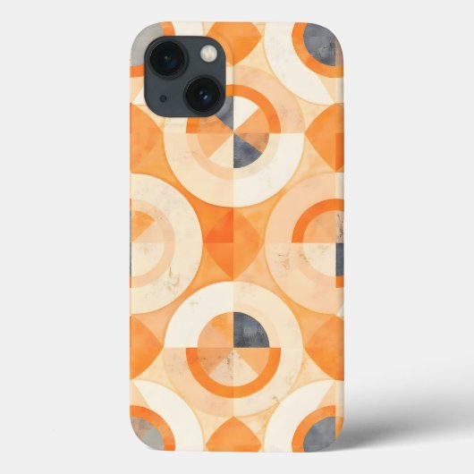 色あせたテラジオメトリック Case-Mate iPhoneケース (裏面)