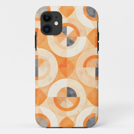 色あせたテラジオメトリック Case-Mate iPhoneケース (裏面)