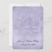 色あせたバラの誓の更新 招待状 (正面)