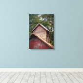 色あせたバーンドキュポ絵を描ラ キャンバスプリント (インサイチュ (ウッドフロア))