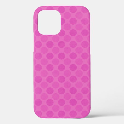 色あせたピンクの円パターン緑Case-Mate iPhone Case-Mate iPhoneケース (裏面)