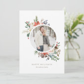 色あせたフローラホリデーカード シーズンカード (スタンド正面)