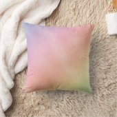 色あせたレインボーウォッシュ クッション (ブランケット)