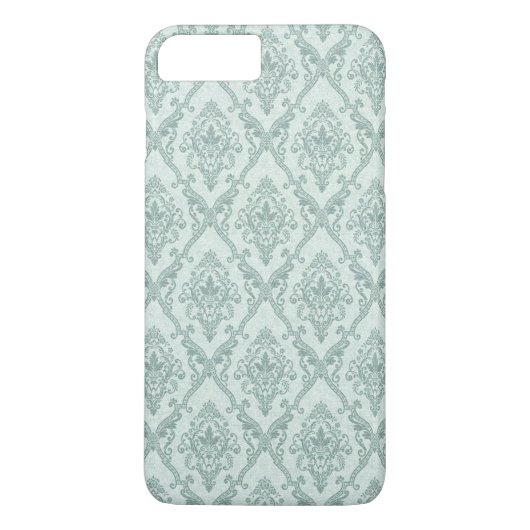 色あせたヴィンテージダマスクパターン Case-Mate iPhoneケース (裏面)
