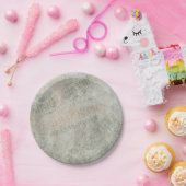 色あせたヴィンテージ紙パリジャン広告コラージュ ペーパープレート (パーティー)