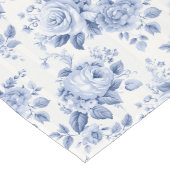 色あせた壮大さフランスの：青みすぼらしいシック ロングテーブルランナー (コーナー)