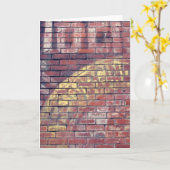 色あせた広告 カード (黄色い花)