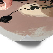 色あせた庭の囁き ポスター (角)