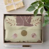 色あせた惑星は人間考えるの月葉の植物 薄葉紙 (ギフト)