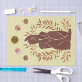 色あせた惑星は人間考えるの月葉の植物 薄葉紙 (クラフト)