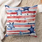 色あせた星と縞模様 クッション (ブランケット)