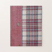 色あせた格子形ジグソーパズル ジグソーパズル (縦)