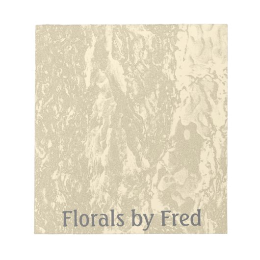 色あせた樹皮メモ帳 ノートパッド (正面)