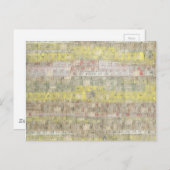 色あせた測定テープの背景 ポストカード (正面/裏面)