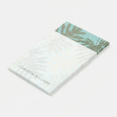 色あせた熱帯葉の ポストイット (アングル)