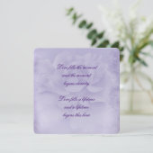 色あせた紫のバラ 招待状 (スタンド正面)