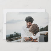 色あせた緑のユーカリが日付を保存 セーブザデート (裏面)