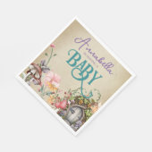 色あせた羊飼いの上に魅惑の森の妖精の庭 スタンダードランチョンナプキン (角)