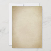 色あせた羊飼いの上に魅惑の森の妖精の庭 招待状 (裏面)