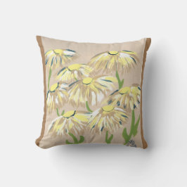 色あせた花 クッション