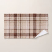 色あせた茶色調の布巾セット バスタオルセット (ハンドタオル)