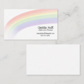 色あせた虹 名刺 (正面/裏面)