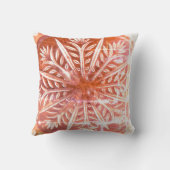 色あせた赤いデザイン クッション (裏面)