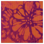 色あせた赤い布のハミングバード ファブリック (クローズアップ)