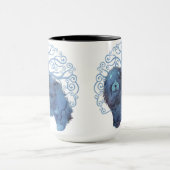 色あせた遺伝子の両側の生命の木を選ぶ コーヒーマグカップ (中央)